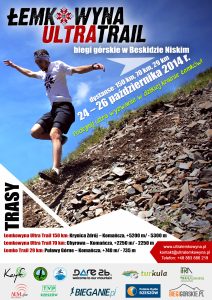 plakat ŁEMKOWYNA ULTRA TRAIL