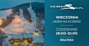 KICZERA SKI - wieczorna jazda na kiczerze - 600x314px (1)